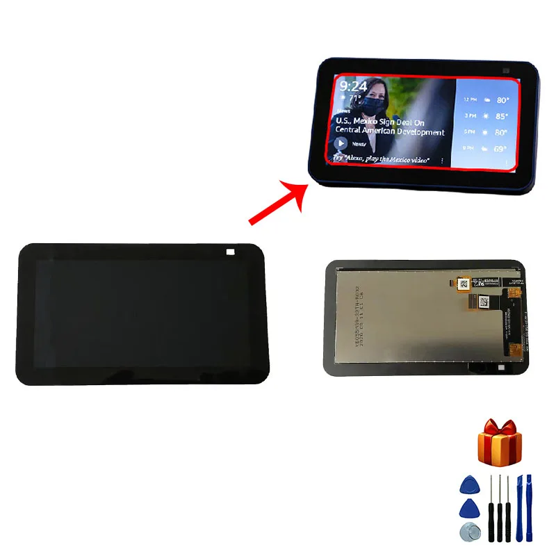 ЖК-монитор 5,5 дюйма подходит для Amazon Echo Show 5 2-го поколения, ЖК-экран и сенсорный экран для ремонта и замены
ЖК-монитор 5,5 дюйма подходит для Amazon Echo Show 5 2-го поколения, ЖК-экран и сенсорный экран для ремонта и замены