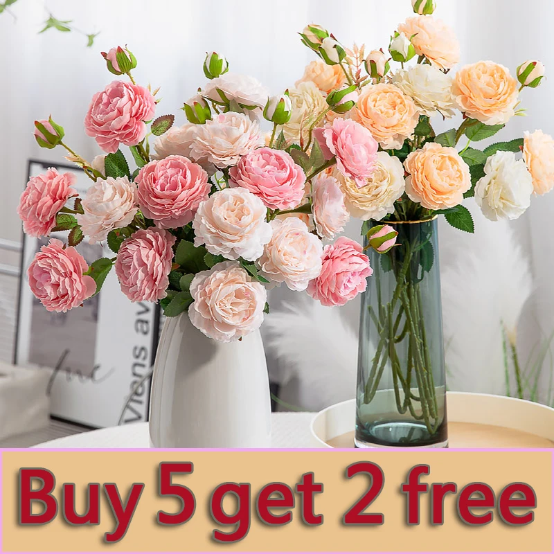Buy 3 get 1 free simulation flowers 12-fork rose peony flower baby's breath fake flowers Nordic wedding simulation fake flowers
Buy 3 get 1 free simulation flowers 12-fork rose peony flower baby's breath fake flowers Nordic wedding simulation fake flowers