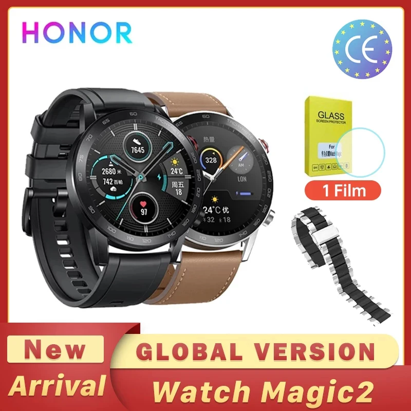 Honor Magic 2 SmartWatch 46 мм Большой экран 14 дней жизни Bluetooth 5.1 Кислород крови Независимое
