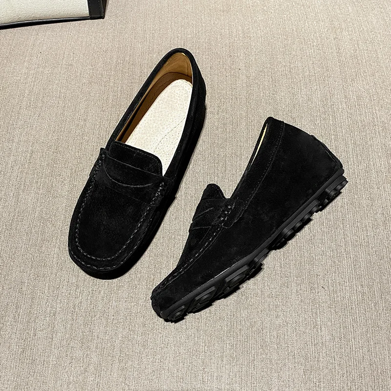 2022 women's spring and autumn versatile shoes leather slope heel shoes, lazy people pedal women's shoes
2022 women's spring and autumn versatile shoes leather slope heel shoes, lazy people pedal women's shoes