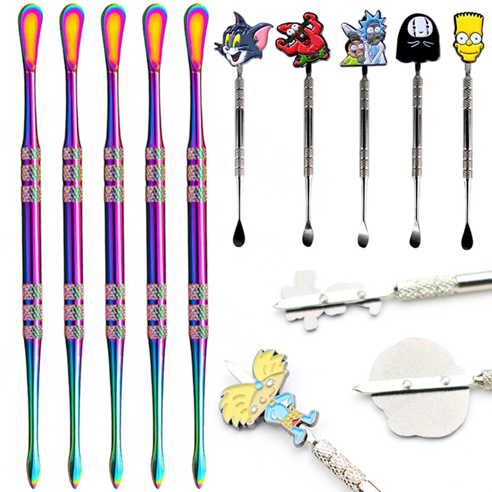 Set Packs Wax Carving Tool Dabber Dab Spoon 4.7 inch Multifunctional Stainless Steel Smoking Accessoires
Set Packs Wax Carving Tool Dabber Dab Spoon 4.7 inch Multifunctional Stainless Steel Smoking Accessoires