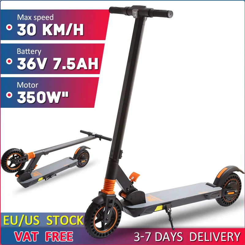 350W Brushless Motor Electric Scooter Adult , 30km/h 36V 7.5Ah Battery 8 inch Tire Foldable Two Wheel Scooter
350W Brushless Motor Electric Scooter Adult , 30km/h 36V 7.5Ah Battery 8 inch Tire Foldable Two Wheel Scooter