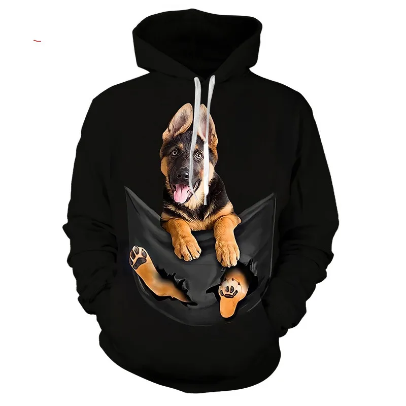 Spring and Autumn New Cute Pet Dog German Shepherd 3D Printing Men's Women's Hoodie Popular Funny Sports Leisure Oversized Hoodi
Spring and Autumn New Cute Pet Dog German Shepherd 3D Printing Men's Women's Hoodie Popular Funny Sports Leisure Oversized Hoodi