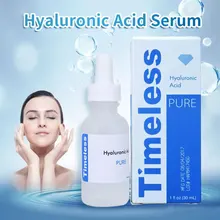 Timeless Hyaluronic Acid Pure Facial Serum Anti-wrinkle Whitening and Fine Line Reduction Improve Pores Moisturizing Skin Care