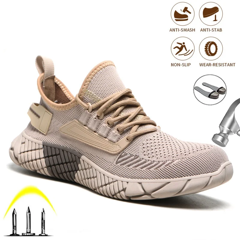 Men Safety Shoe Security Anti-smash Anti-puncture Male Steel Toe Cap Shoes Puncture Proof Indestructible Men's Work Shoes
Men Safety Shoe Security Anti-smash Anti-puncture Male Steel Toe Cap Shoes Puncture Proof Indestructible Men's Work Shoes