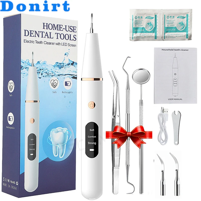 Ultrasonic Dental Scaler For Teeth Tartar Stain Tooth Calculus Remover Electric Sonic Teeth Plaque Cleaner Dental Stone Removal
Ultrasonic Dental Scaler For Teeth Tartar Stain Tooth Calculus Remover Electric Sonic Teeth Plaque Cleaner Dental Stone Removal