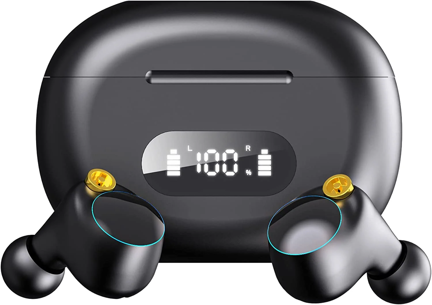 2022 New Bluetooth 5.2 Technology Wireless Earphones, Bluetooth Earphones, Comfortable Fit, IPX7 Waterproof, Earphones, LED Disp
2022 New Bluetooth 5.2 Technology Wireless Earphones, Bluetooth Earphones, Comfortable Fit, IPX7 Waterproof, Earphones, LED Disp