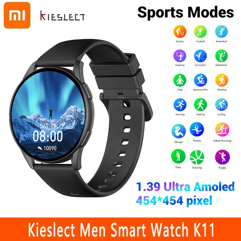Смарт-часы Xiaomi Kieslect K11 мужские с сенсорным экраном спортивные водонепроницаемые Bluetooth для Android IOS
Смарт-часы Xiaomi Kieslect K11 мужские с сенсорным экраном спортивные водонепроницаемые Bluetooth для Android IOS