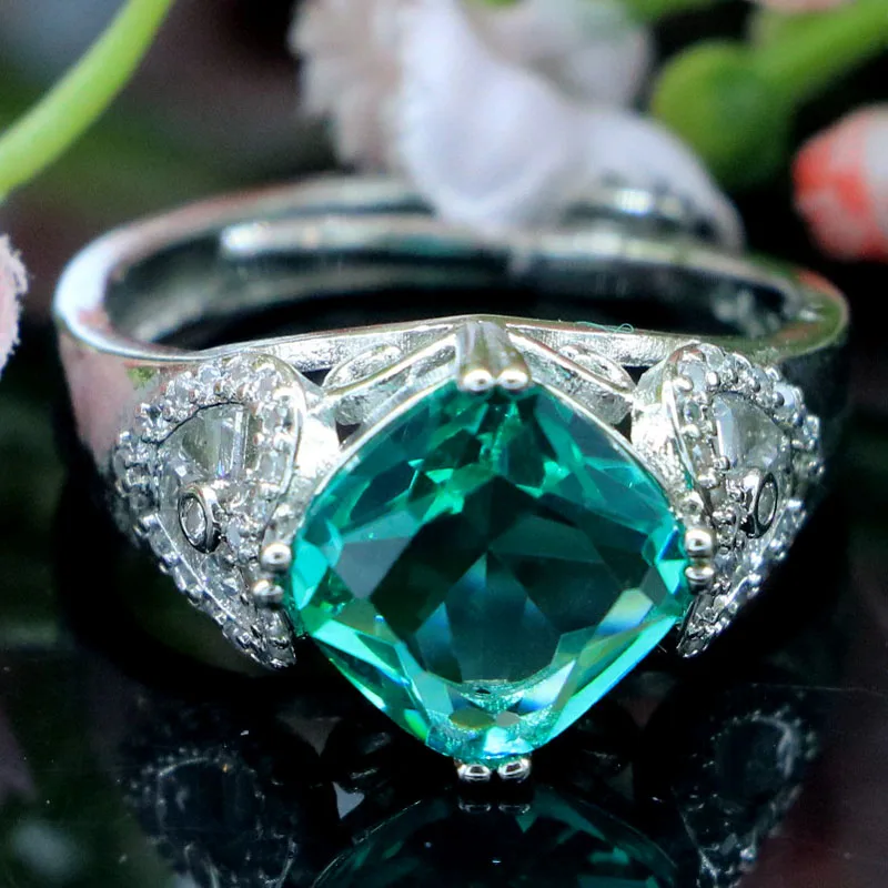 15x11mm New Statement 3.8g Rich Blue Aquamarine White Cubic Zircon Women adjustable Silver Rings
15x11mm New Statement 3.8g Rich Blue Aquamarine White Cubic Zircon Women adjustable Silver Rings