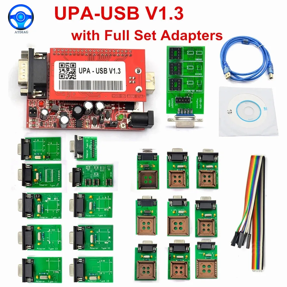 USB-программатор UPA V1.3, USB-адаптеры, инструменты для настройки микросхем UPA, программатор ECU, последовательный программатор UPA, USB-программатор
USB-программатор UPA V1.3, USB-адаптеры, инструменты для настройки микросхем UPA, программатор ECU, последовательный программатор UPA, USB-программатор