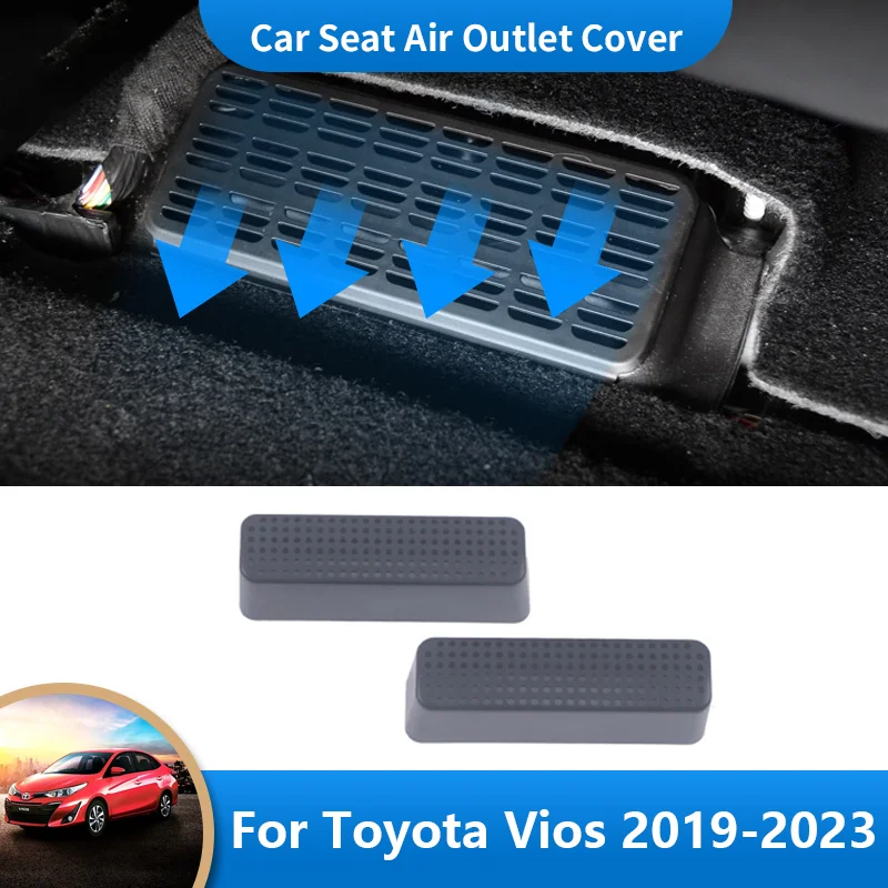 Car Air Vent Antiblocking Dust Cover Under Seat Air Conditioning Outlet Cover Accessories for Toyota Yaris Sedan Limo 2019~2023
Car Air Vent Antiblocking Dust Cover Under Seat Air Conditioning Outlet Cover Accessories for Toyota Yaris Sedan Limo 2019~2023