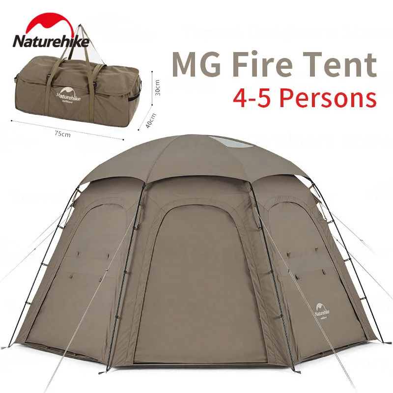 Naturehike MG Fire Large Space Tent Outdoor Camping Portable Dome Tent Windproof Integrated Structure Tent Hut Tent Quick Build
Naturehike MG Fire Large Space Tent Outdoor Camping Portable Dome Tent Windproof Integrated Structure Tent Hut Tent Quick Build