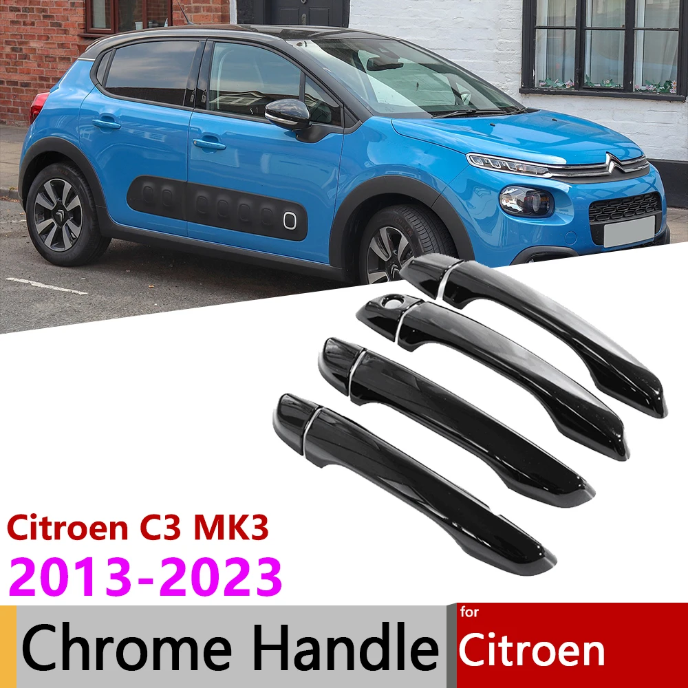 For Citroen C3 Cross MK3 2017~2023 2020 2022 Gloss Black Carbon Door Handle Cover Car Exterior Styling Auto Accessories Stickers
For Citroen C3 Cross MK3 2017~2023 2020 2022 Gloss Black Carbon Door Handle Cover Car Exterior Styling Auto Accessories Stickers