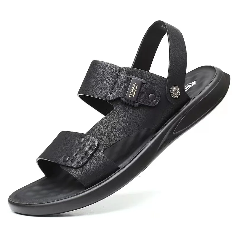 Sandals Men's Leather Casual Sports Beach Shoes Summer New Trend Soft Sole Dual-use Slippers Non-slip Sandals 38-44
Sandals Men's Leather Casual Sports Beach Shoes Summer New Trend Soft Sole Dual-use Slippers Non-slip Sandals 38-44
