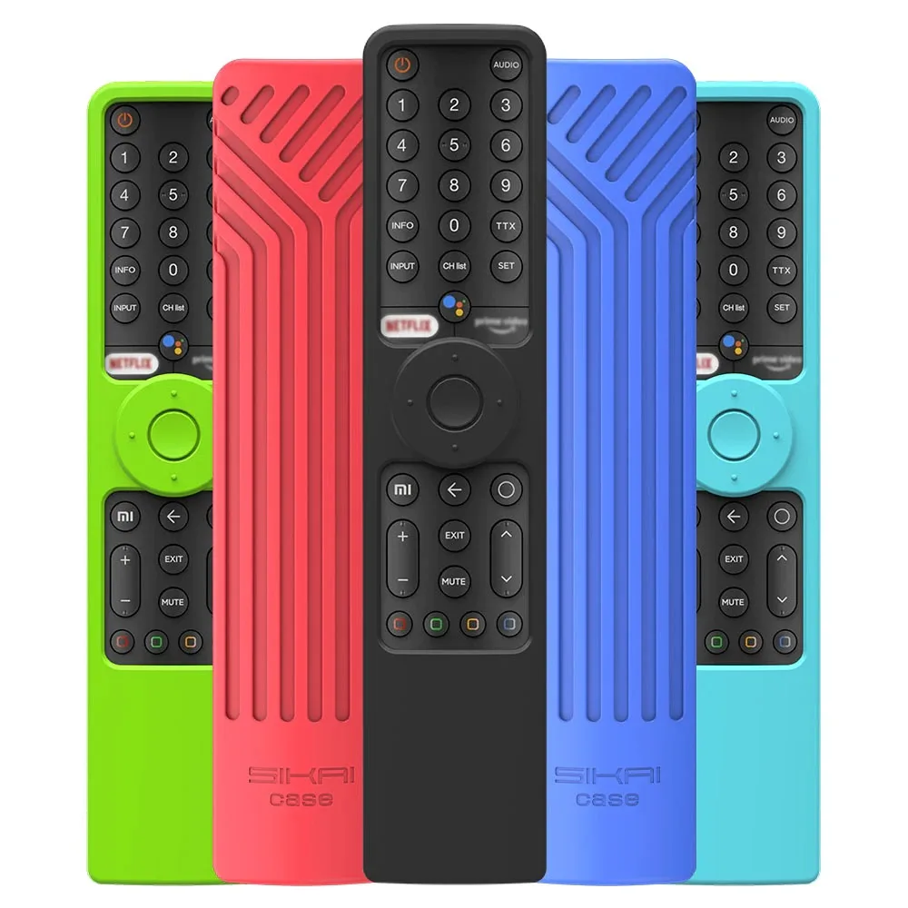 Silicone Covers for Xiaomi TV P1 XMRM-19 Bluetooth-Compatible Smart Remote Control Case Silicone Shockproof For XMRM-19 Control
Silicone Covers for Xiaomi TV P1 XMRM-19 Bluetooth-Compatible Smart Remote Control Case Silicone Shockproof For XMRM-19 Control