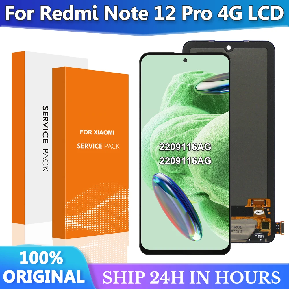 6.67'' Original For Xiaomi Redmi Note 12 Pro 4G lcd Touch Screen Digitizer Assembly for Redmi Note 12 Pro 4G 2209116AG Display
6.67'' Original For Xiaomi Redmi Note 12 Pro 4G lcd Touch Screen Digitizer Assembly for Redmi Note 12 Pro 4G 2209116AG Display
