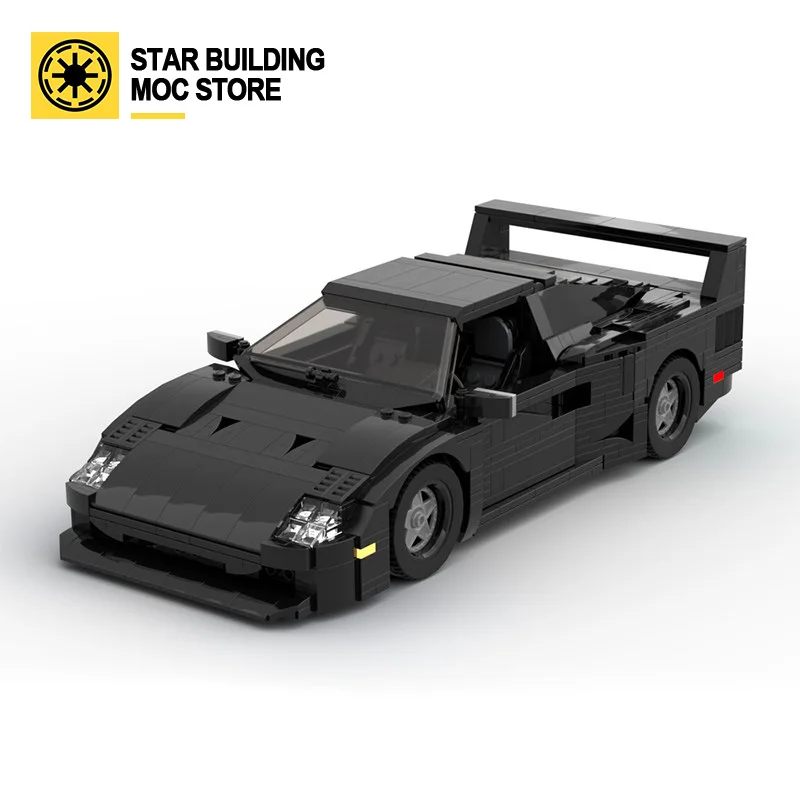 MOC Creative Expert Technology Car Retro 86902 Ferrari F40 American Modified Supercar Speed Champion model building blocks toy
MOC Creative Expert Technology Car Retro 86902 Ferrari F40 American Modified Supercar Speed Champion model building blocks toy