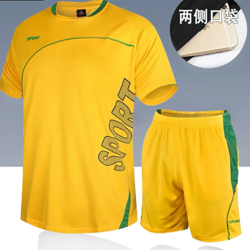 Men's Running Sets Summer Sportswear Gym Fitness Suits Quick Dry T-Shirts+Short Sports Clothing Workout Training Sport Tracksuit
Men's Running Sets Summer Sportswear Gym Fitness Suits Quick Dry T-Shirts+Short Sports Clothing Workout Training Sport Tracksuit