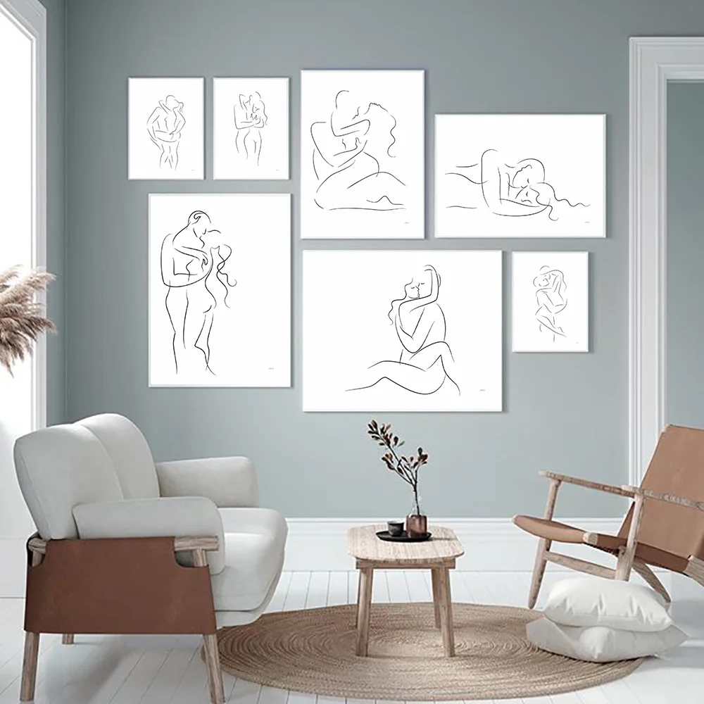 Print Couple Wall Art Canvas Painting Line Drawing Couple Hand Love Kiss Posters And Prints Nordic Pictures Living Room Decor
Print Couple Wall Art Canvas Painting Line Drawing Couple Hand Love Kiss Posters And Prints Nordic Pictures Living Room Decor