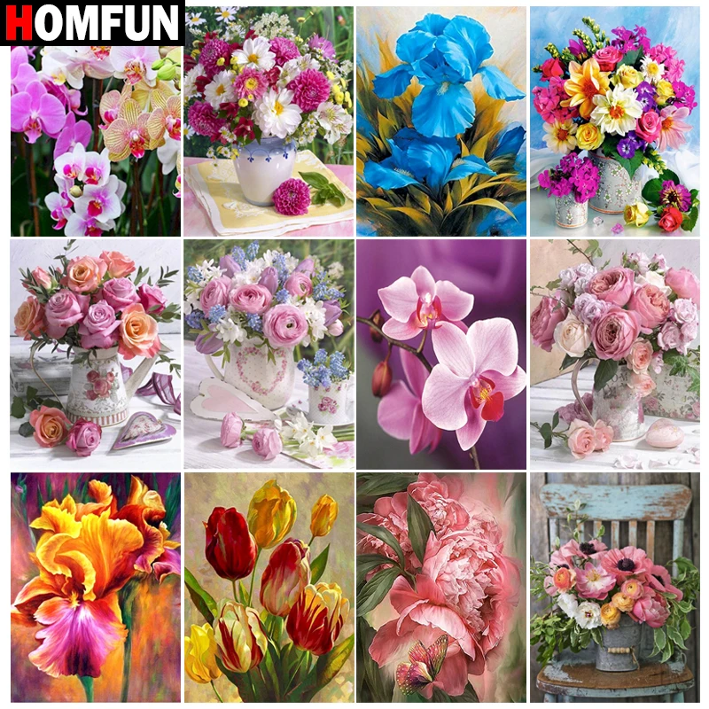 HOMFUN 3D Diamond Painting "Flower Landscape" DIY Full Rhinestones Drill Cross-stitch Kits Square Round Diamond Embroidery
HOMFUN 3D Diamond Painting "Flower Landscape" DIY Full Rhinestones Drill Cross-stitch Kits Square Round Diamond Embroidery