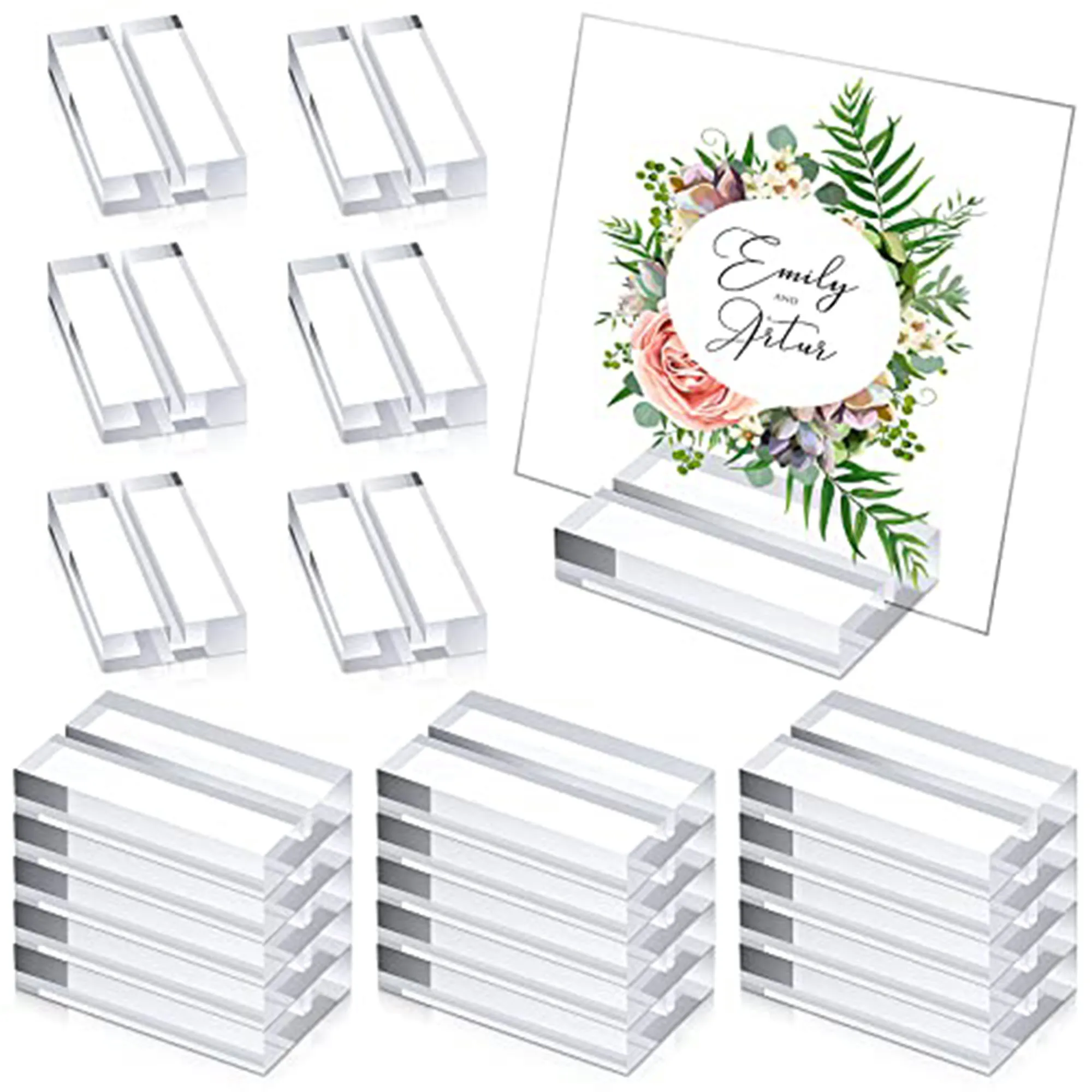 Acrylic Stands Place Card Holders Table Number Stands Desktop Clear Card Display Stand Transparent Acrylic Sign Holder
Acrylic Stands Place Card Holders Table Number Stands Desktop Clear Card Display Stand Transparent Acrylic Sign Holder