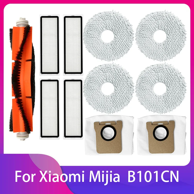 For Xiaomi Mijia B101CN Robot Cleaner Main Roller Side Brush Mop Cloth Hepa Filter Dust Bag Spare Kit Part Accessories
For Xiaomi Mijia B101CN Robot Cleaner Main Roller Side Brush Mop Cloth Hepa Filter Dust Bag Spare Kit Part Accessories