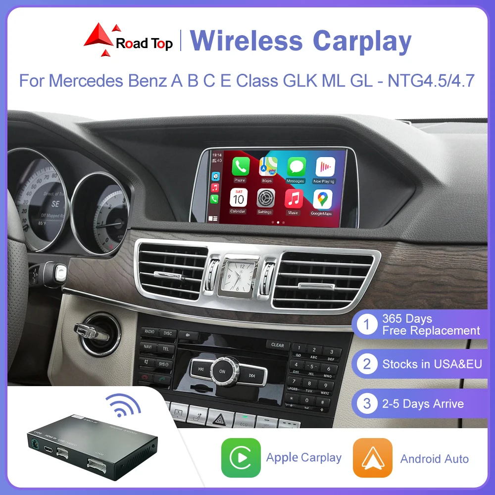 Беспроводная автомобильная камера CarPlay для Mercedes Benz A B C E Class GLK ML GL SLK NTG4.5 4,7 Android Auto Mirror Link AirPlay USB
Беспроводная автомобильная камера CarPlay для Mercedes Benz A B C E Class GLK ML GL SLK NTG4.5 4,7 Android Auto Mirror Link AirPlay USB