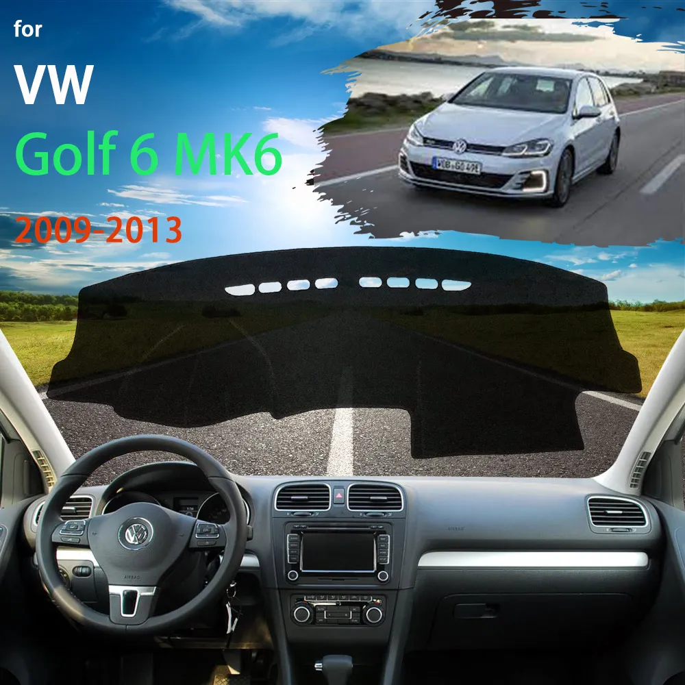 Защитная накладка на приборную панель для Volkswagen Golf 6 MK6 2009 ~ 2013 5K, автомобильные аксессуары, приборная панель, Солнцезащитный ковер, защита от ...
Защитная накладка на приборную панель для Volkswagen Golf 6 MK6 2009 ~ 2013 5K, автомобильные аксессуары, приборная панель, Солнцезащитный ковер, защита от ...