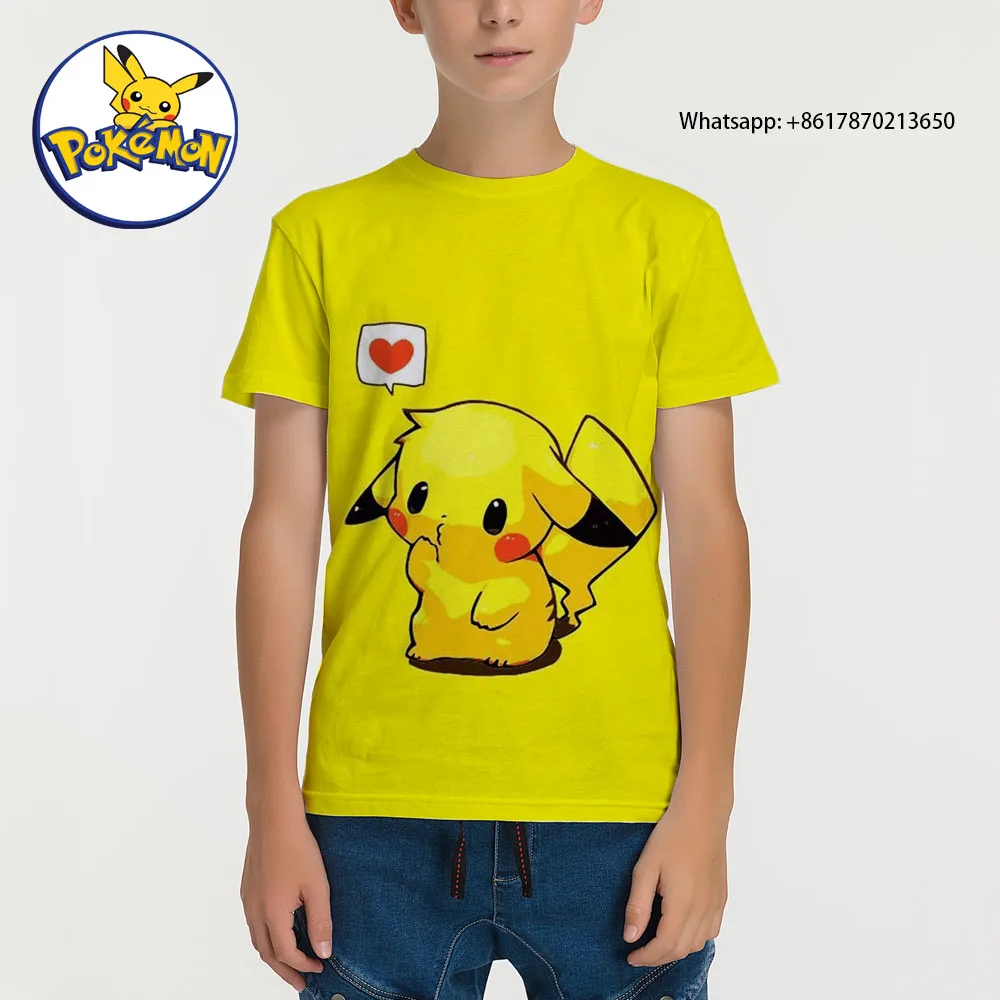 Pokémon Anime 3D Print T-Shirt Boys Summer Pokémon Fun T-Shirt Kids Clothes for 3-14 Years
Pokémon Anime 3D Print T-Shirt Boys Summer Pokémon Fun T-Shirt Kids Clothes for 3-14 Years