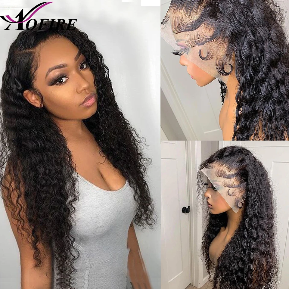 36 Inch Black 13x4 Lace Front Human Hair Wigs Long Kinky Curly Lace Frontal Wig For Black Women Brazilian Hair HD Lace Front Wig
36 Inch Black 13x4 Lace Front Human Hair Wigs Long Kinky Curly Lace Frontal Wig For Black Women Brazilian Hair HD Lace Front Wig