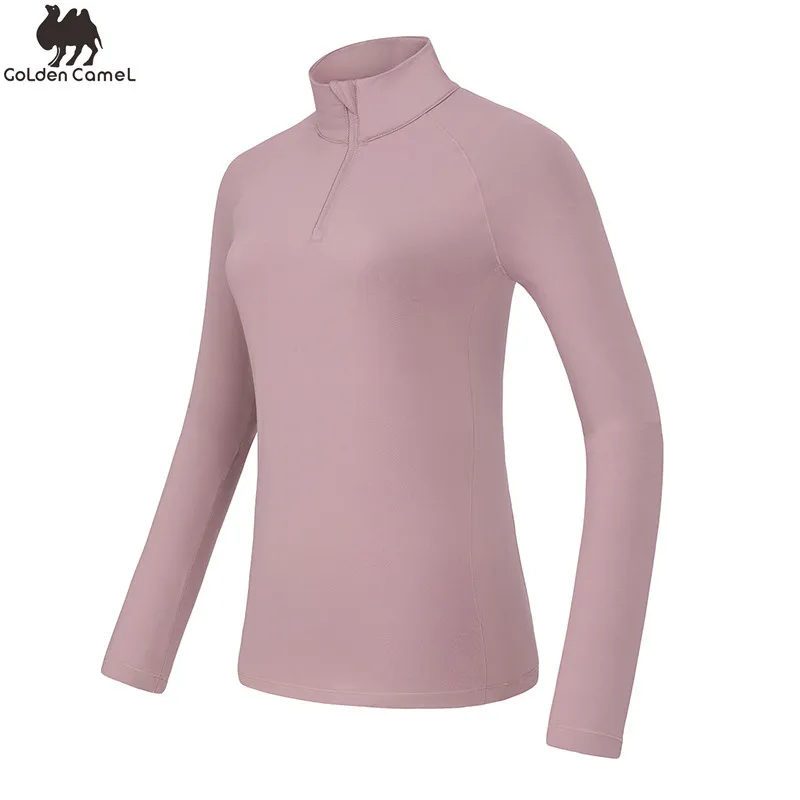 Goldencamel Yoga Clothes Women's Top Plus Velvet Sports T-shirt Stand-up Collar Half Zipper Running Fitness Long-sleeved Shirts
Goldencamel Yoga Clothes Women's Top Plus Velvet Sports T-shirt Stand-up Collar Half Zipper Running Fitness Long-sleeved Shirts
