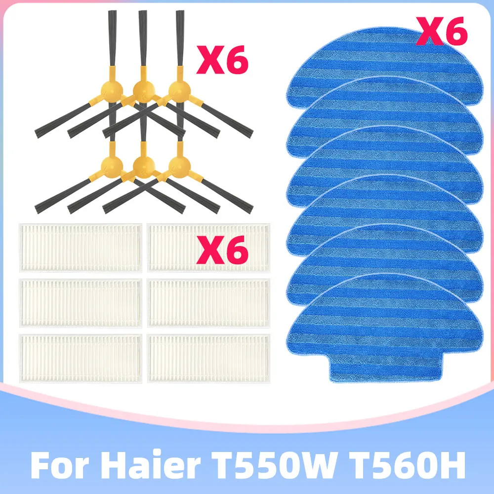 For Haier T550W T560H Robot Vacuum Cleaner Replacement Accessory Spare Part Side Brush Mop Cloth Rag Hepa Filter
For Haier T550W T560H Robot Vacuum Cleaner Replacement Accessory Spare Part Side Brush Mop Cloth Rag Hepa Filter
