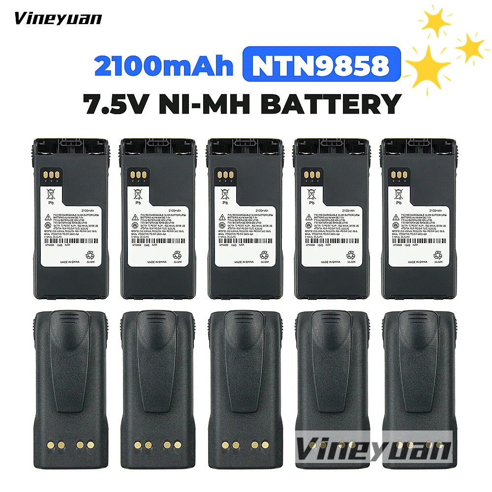 10 шт. 7,5 в 2100 мАч Сменный аккумулятор для Motorola NTN981/A/AR/B NTN9858/A/AR/B/C XTS1500 XTS2500 PR1500 MT1500 двухсторонняя радиосвязь
10 шт. 7,5 в 2100 мАч Сменный аккумулятор для Motorola NTN981/A/AR/B NTN9858/A/AR/B/C XTS1500 XTS2500 PR1500 MT1500 двухсторонняя радиосвязь
