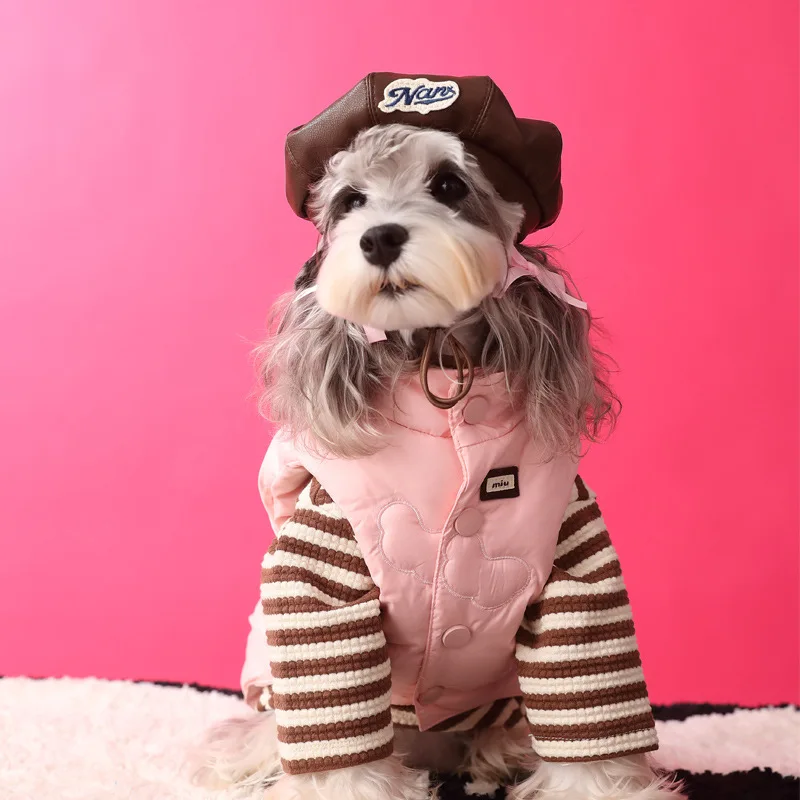 Dog Clothes Sleeveless Vest Down Jacket For Schnauze Teddy Maltese Bichon Frise Small Dog Breeds Warm Autumn Winter Vest Supplie
Dog Clothes Sleeveless Vest Down Jacket For Schnauze Teddy Maltese Bichon Frise Small Dog Breeds Warm Autumn Winter Vest Supplie