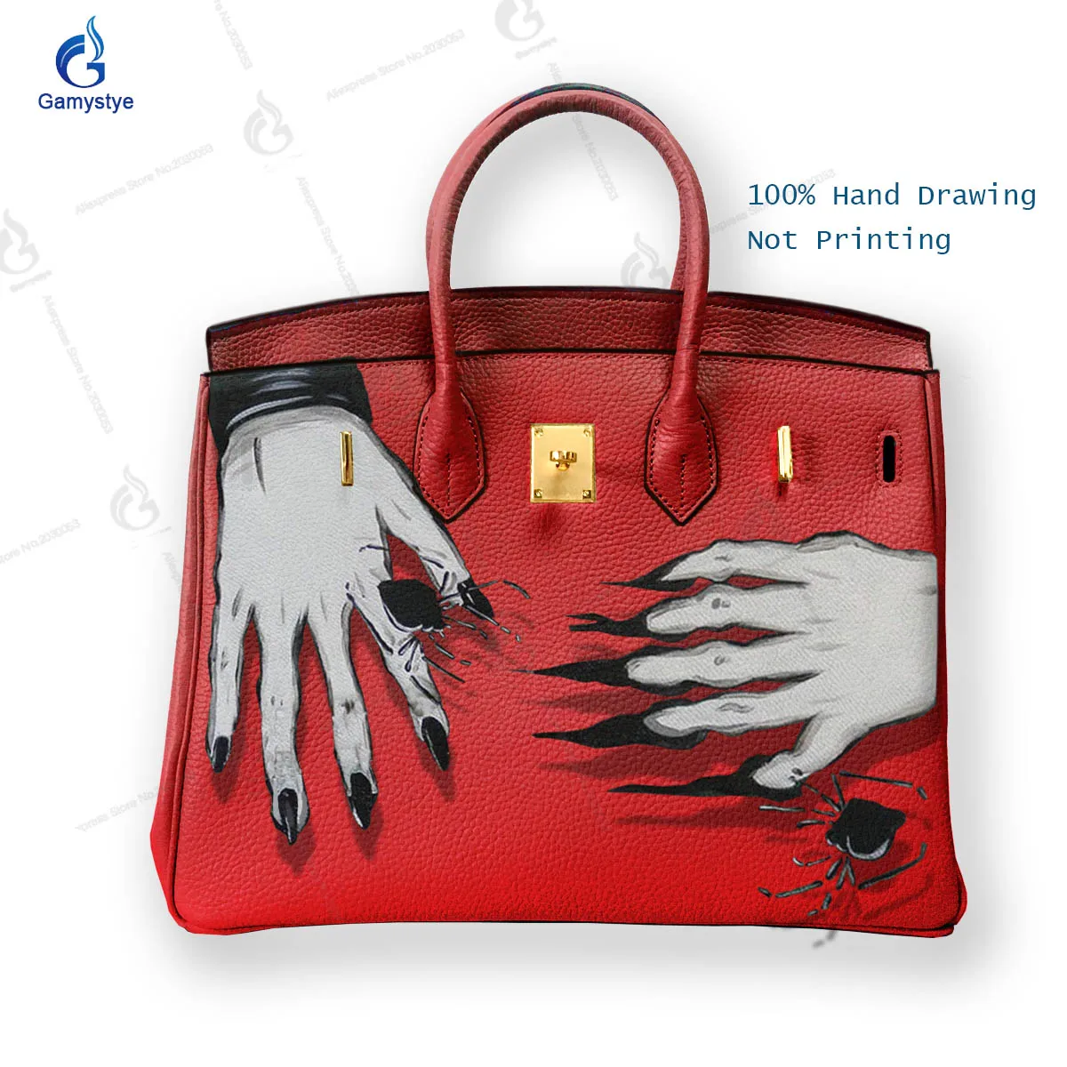 100% Genuine Lather Art Graffiti Draw Skull Hand Women's Fashion Handbags Shoulder Bag Tote Shopping Purse
100% Genuine Lather Art Graffiti Draw Skull Hand Women's Fashion Handbags Shoulder Bag Tote Shopping Purse