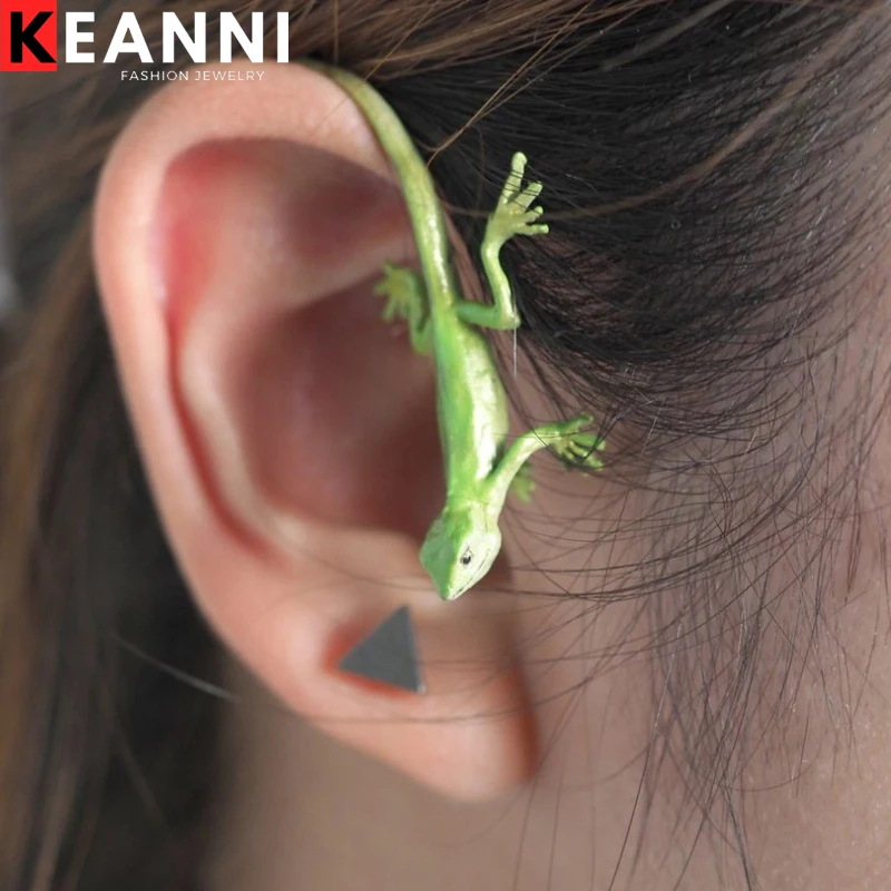 1pc Gothic Punk Lizard Ear Cuff for Women Exaggerated Tiny Animal Earrings Lizard Reptile Helix Stud Ear Piercing Jewelry Trend
1pc Gothic Punk Lizard Ear Cuff for Women Exaggerated Tiny Animal Earrings Lizard Reptile Helix Stud Ear Piercing Jewelry Trend
