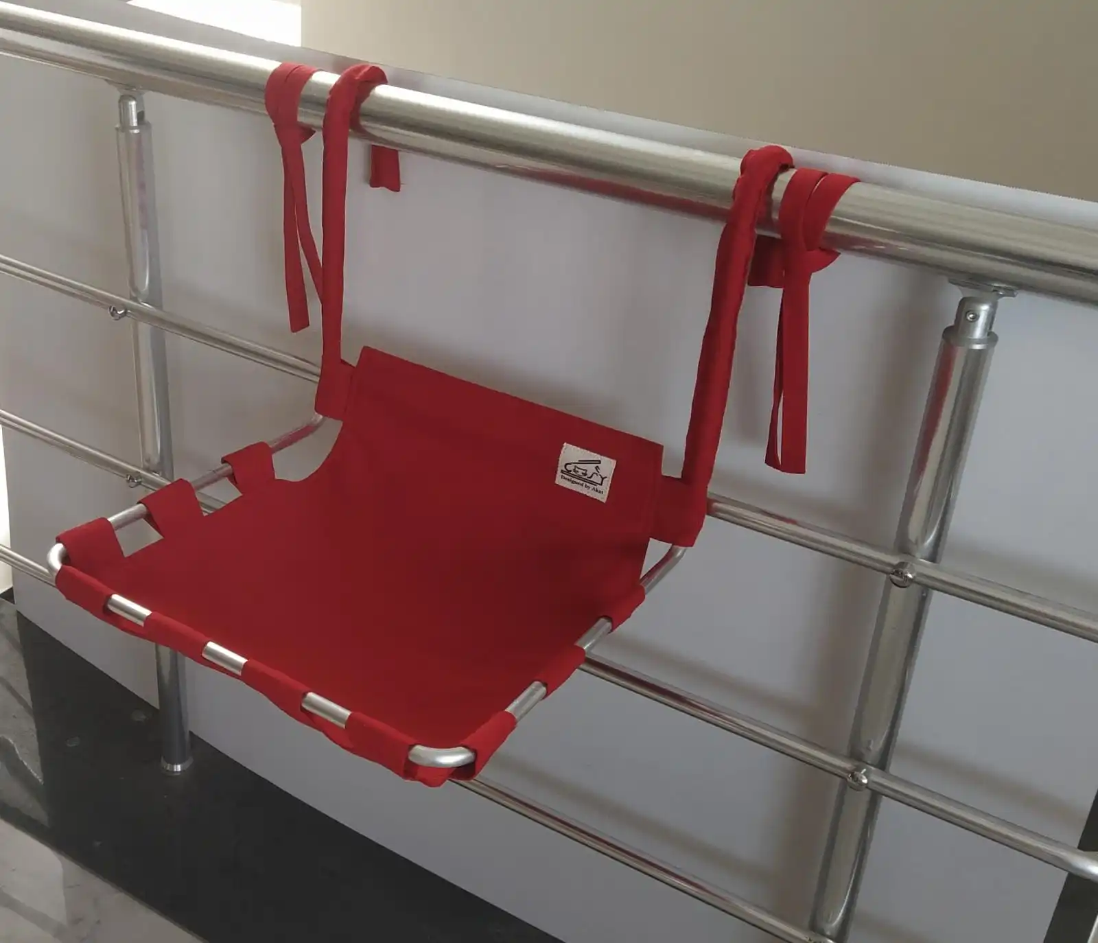 Strong Hanging Cat Hammock - Pet Shelf - Folds Easily for Travel - Mounted on Handrail
Strong Hanging Cat Hammock - Pet Shelf - Folds Easily for Travel - Mounted on Handrail