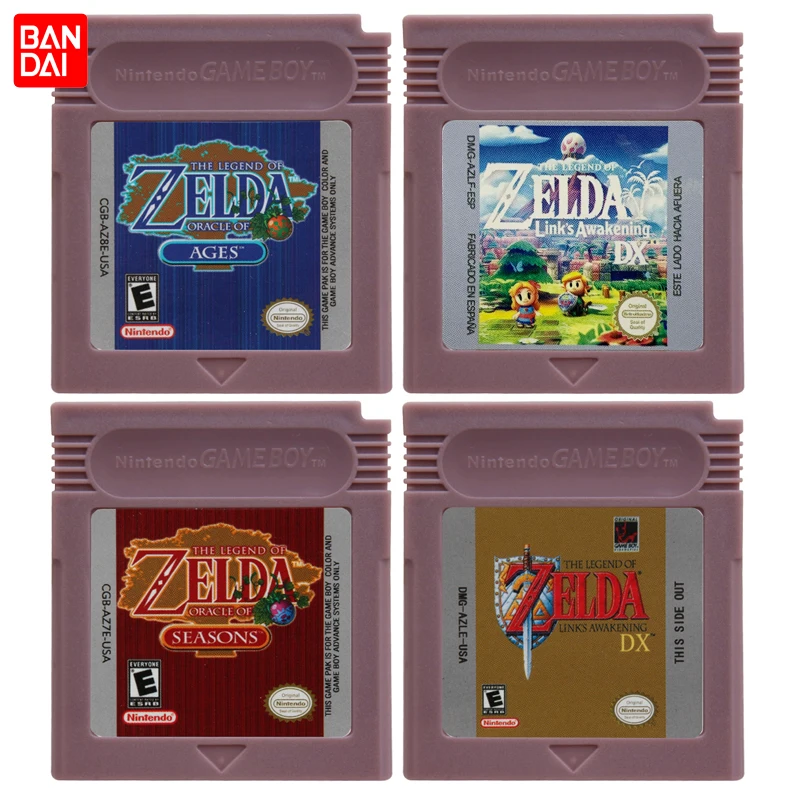 

GBC Game Cartridge 16 Bit Video Game Console Card Zelda Series Links Awakening Oracle of Seasons Ages for GBC/GBA/SP