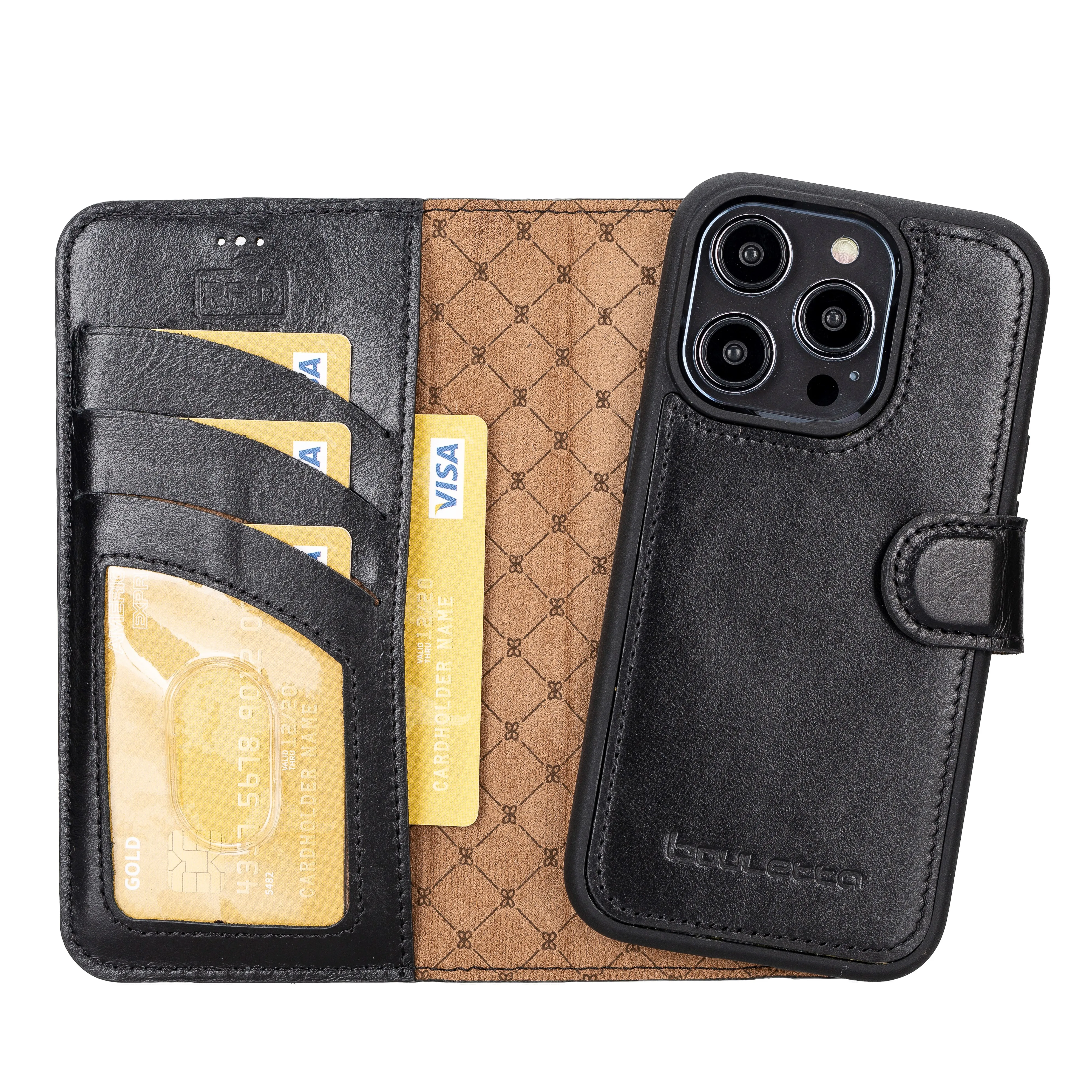 Чехол-бумажник из натуральной кожи для iPhone 14 Pro 6,1 дюйма с RFID-защитой
Чехол-бумажник из натуральной кожи для iPhone 14 Pro 6,1 дюйма с RFID-защитой