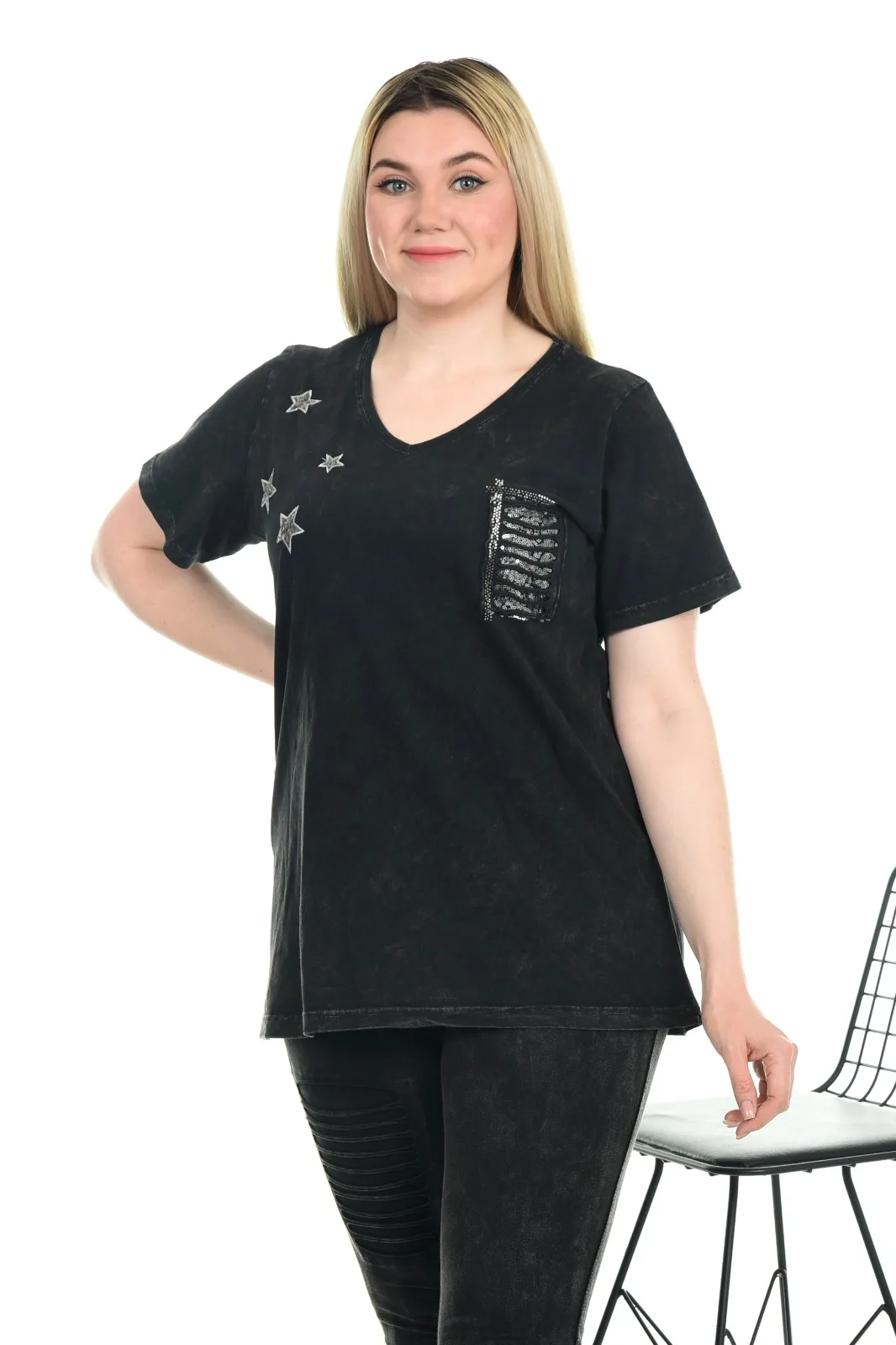 Diaves Plus Size Women 2022 Summer Fashion Star Pattern Bead Embroidered Self-Effect-Flushing TrackSuit Sets Turkish Quality
Diaves Plus Size Women 2022 Summer Fashion Star Pattern Bead Embroidered Self-Effect-Flushing TrackSuit Sets Turkish Quality