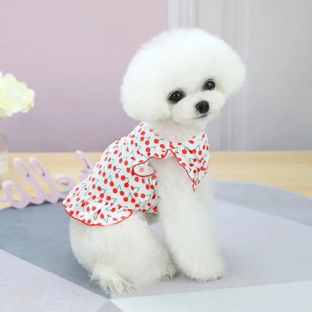 Sweet Pet Dog Clothes Printed Puppy Dress Clothes For Cat Chihuahua French Bulldog Dog Shirt For Small Dogs 2022
Sweet Pet Dog Clothes Printed Puppy Dress Clothes For Cat Chihuahua French Bulldog Dog Shirt For Small Dogs 2022