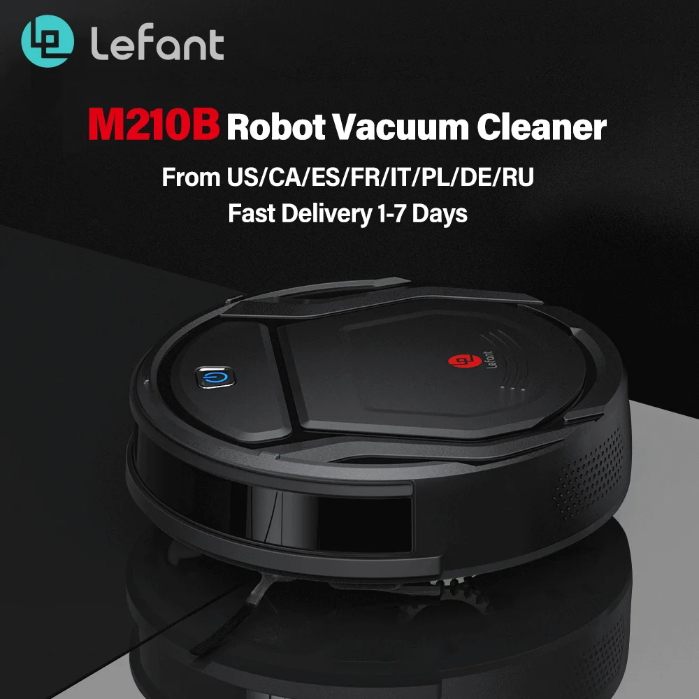 Lefant M210B Mini Robot Vacuum and Wet Mop Tangle-free Suction for Pet Hair Low Pile Carpet Robotic Vacuum Cleaner Compatible
Lefant M210B Mini Robot Vacuum and Wet Mop Tangle-free Suction for Pet Hair Low Pile Carpet Robotic Vacuum Cleaner Compatible