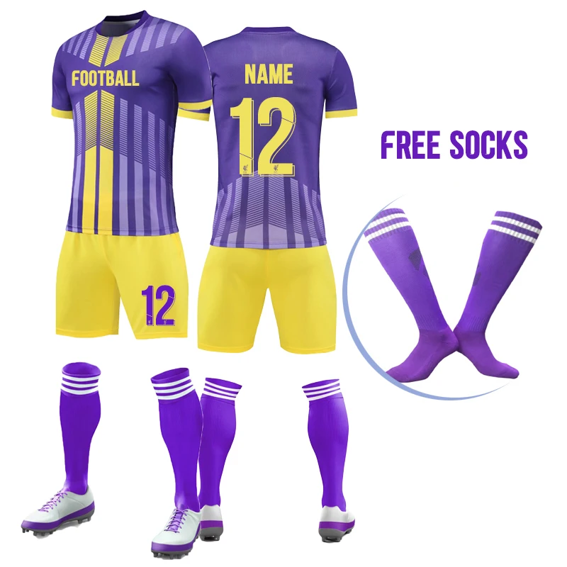 Men Kids Football Jerseys Uniform Kits Survetement Soccer Suits Boys Girls Customize Children
Men Kids Football Jerseys Uniform Kits Survetement Soccer Suits Boys Girls Customize Children