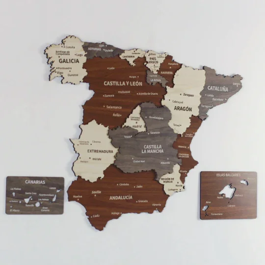 3D Wooden Spain Map Large Size Modern Wall Art Decor Painting Posters Home Office School Hotel Gift Home Office Decor
3D Wooden Spain Map Large Size Modern Wall Art Decor Painting Posters Home Office School Hotel Gift Home Office Decor