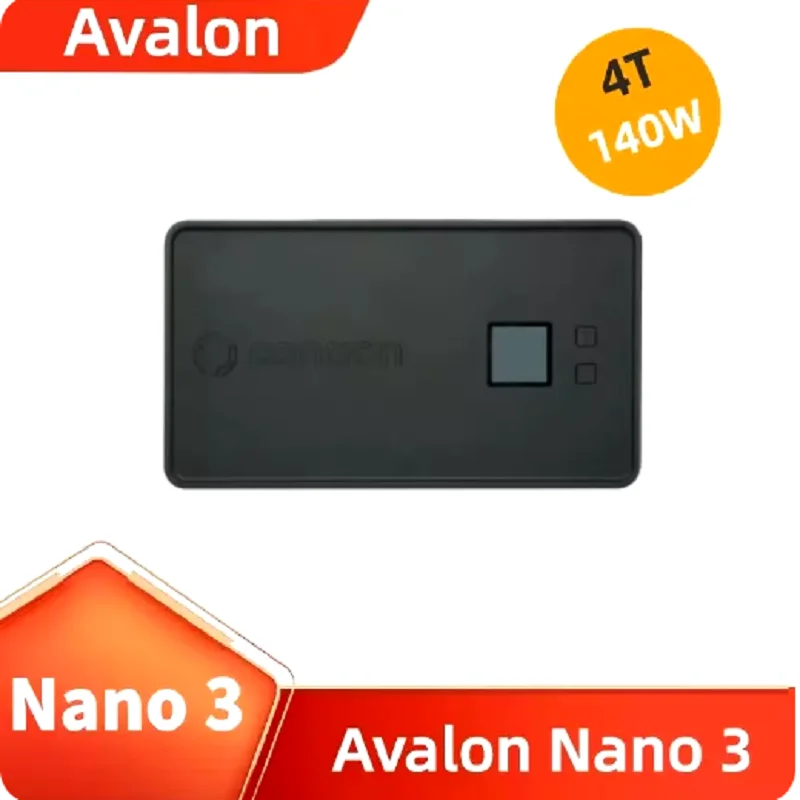 Promo Offer Buy 10 Get 4 Free Avalon Nano 3 140W Home Quiet Asic Bitcoin Miner with PSU