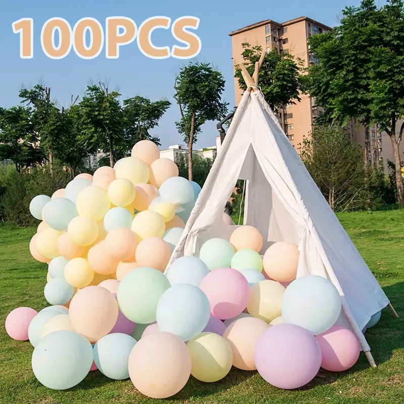 100Pcs 10inch thickness balloons mixed color ballon baby shower decorations macaron color sweet party decorations arch balloon
100Pcs 10inch thickness balloons mixed color ballon baby shower decorations macaron color sweet party decorations arch balloon