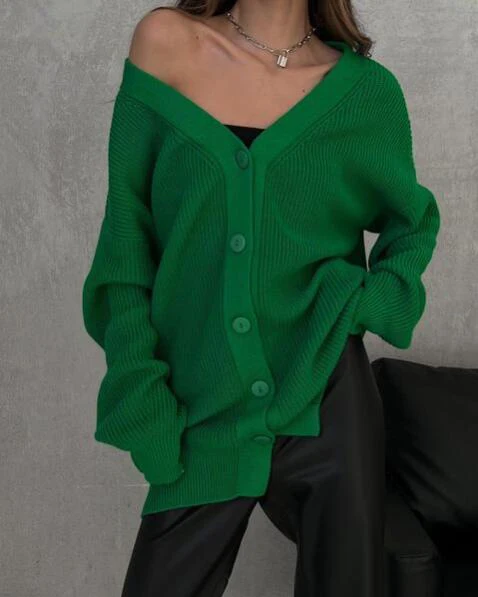 Spring Autumn Green Knit Cardigans Women 2022 New Single Breasted Loose Sweaters Female Outwear Clothes
Spring Autumn Green Knit Cardigans Women 2022 New Single Breasted Loose Sweaters Female Outwear Clothes