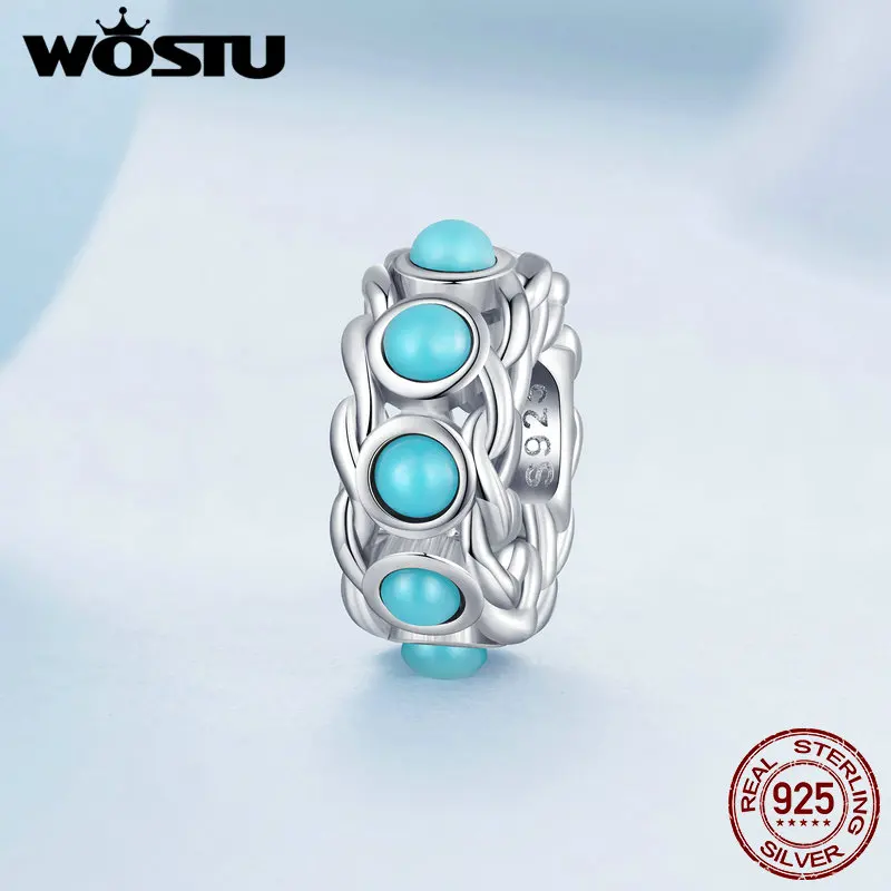 WOSTU, серебро 925 пробы, синтетический Бирюзовый бисер, пробки, подвески для женщин, подходит для оригинального браслета, ожерелье, хорошее юве...
WOSTU, серебро 925 пробы, синтетический Бирюзовый бисер, пробки, подвески для женщин, подходит для оригинального браслета, ожерелье, хорошее юве...