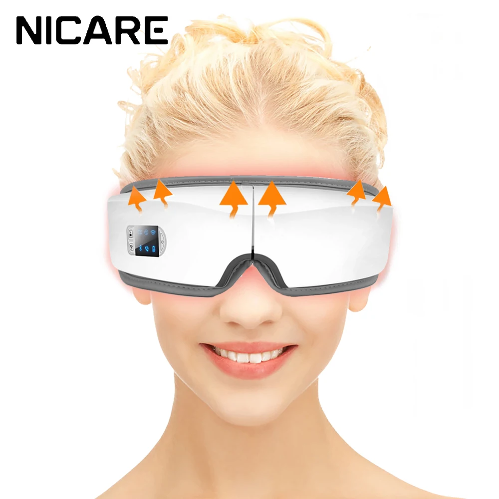 NICARE Smart Eye Massager Bluetooth Airbag Hot Compress Vibration Massage Relieves Fatigue Remove Dark Circles Eye Care Device
NICARE Smart Eye Massager Bluetooth Airbag Hot Compress Vibration Massage Relieves Fatigue Remove Dark Circles Eye Care Device
