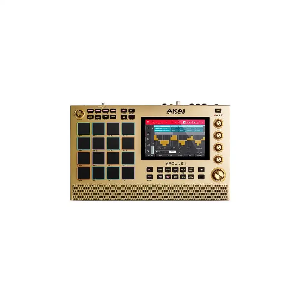 Новая скидка, профессиональный барабан aKAI MPC Live II с питанием от батареи, доступен, готов к отправке
Новая скидка, профессиональный барабан aKAI MPC Live II с питанием от батареи, доступен, готов к отправке